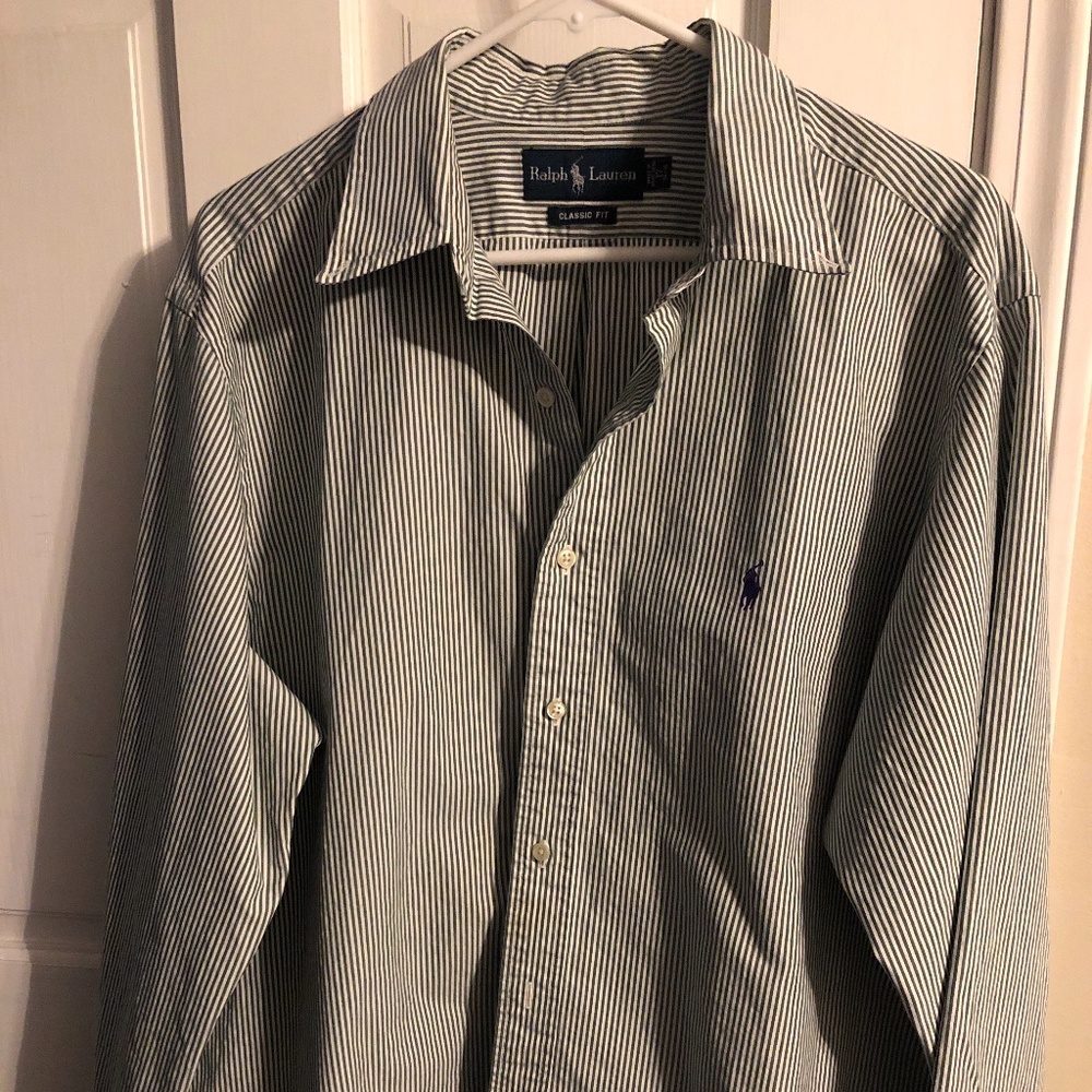 Ralph Lauren button down shirt men size 17